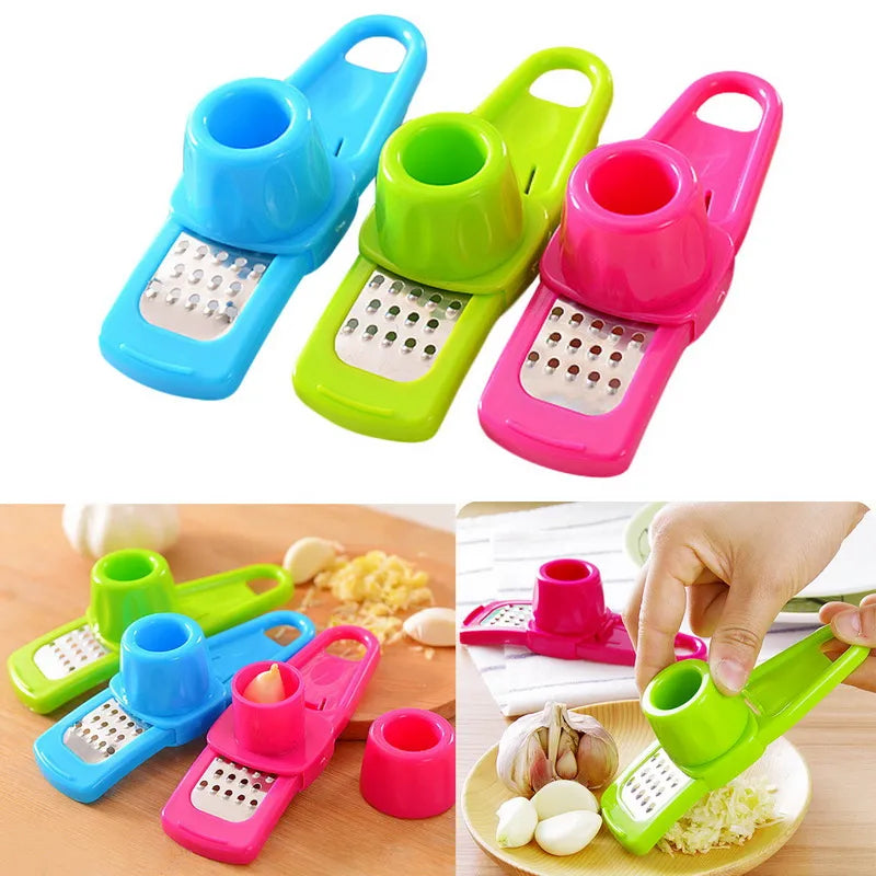 Multifunction Mini Garlic Press Grinding Grater