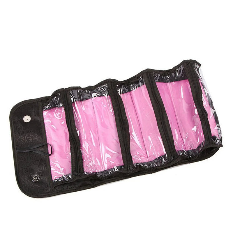 Roll N Go Travel Cosmetic Bag, Easy Roll Up