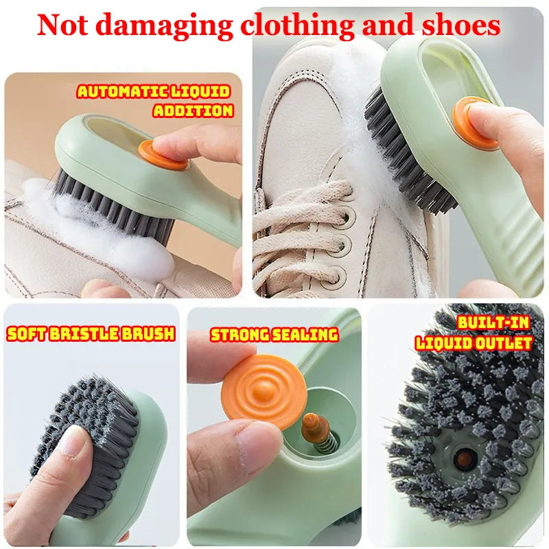 1PC Multifunctional Cleaning Brush with Soap Dispenser