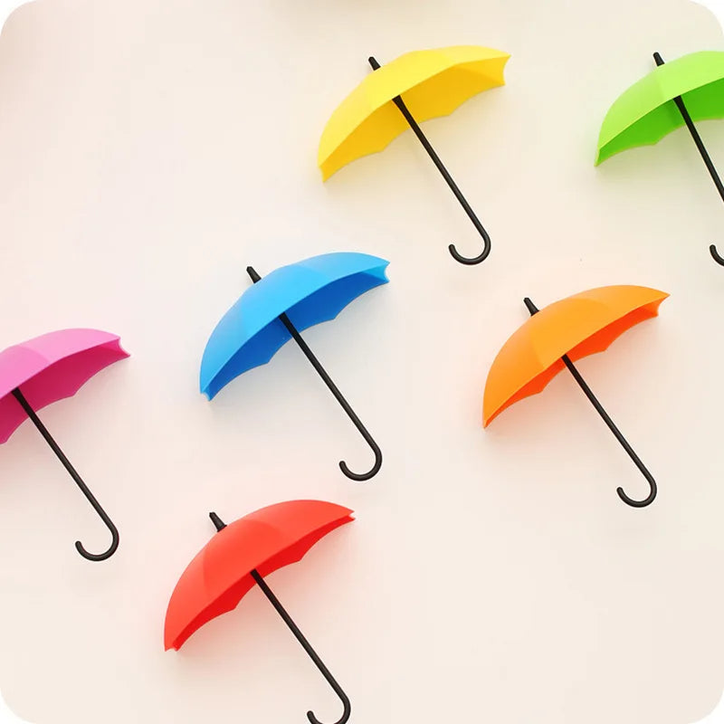 3pcs Key Holder Umbrella Shaped