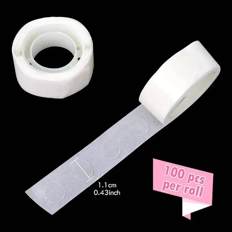 100Pcs Self Adhesive Strong Double Tape Sticker For Balloons