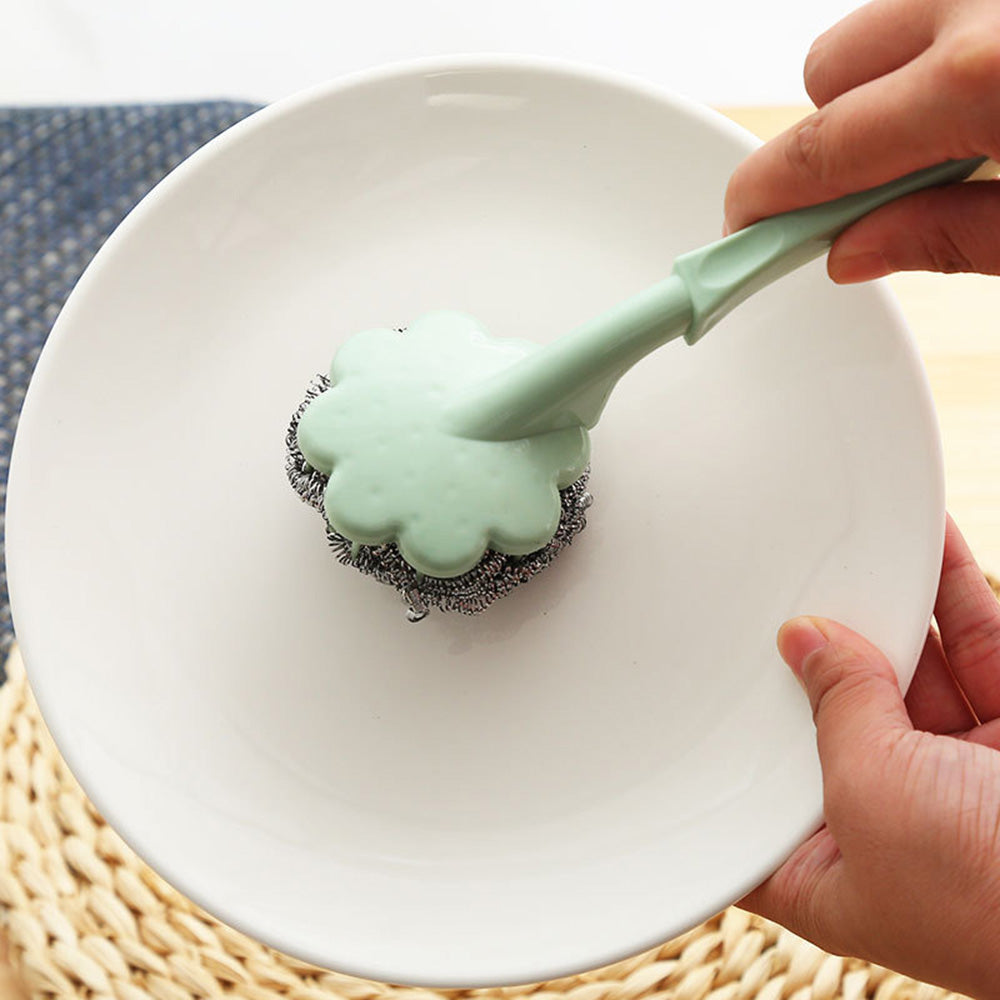 Flower Shape Stainless Steel Wire Ball Brush