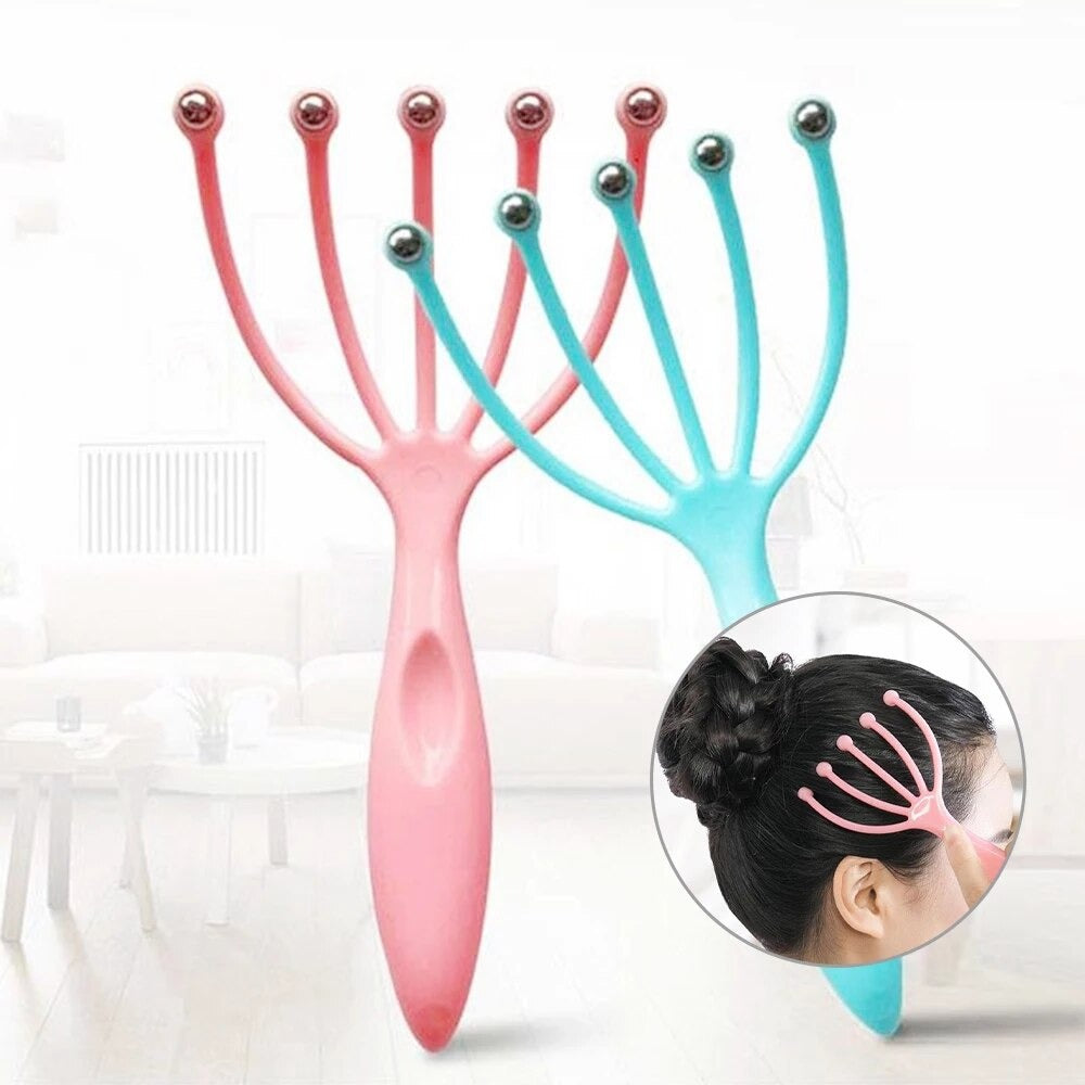 Scalp Massager Steel Ball Head Massage