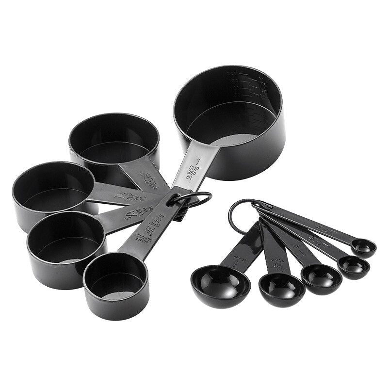 10 Pcs Plastic Measuring Spoons Cups Set