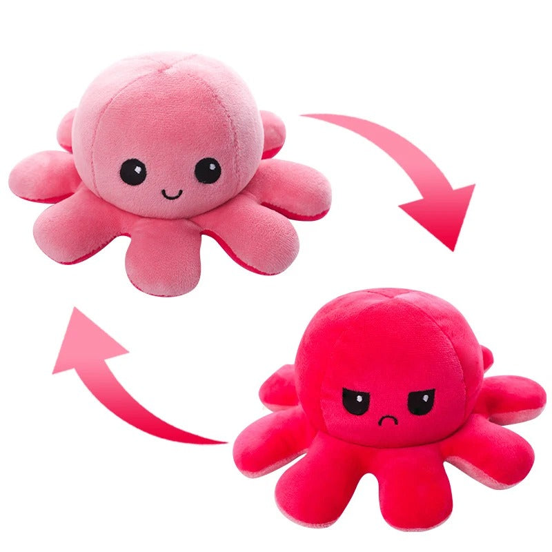 Two-faced Emotional Octopus Happy Or Depressed Octopus Decoration Ornaments Octopus Home Sofa Living Room Decoration Crafts