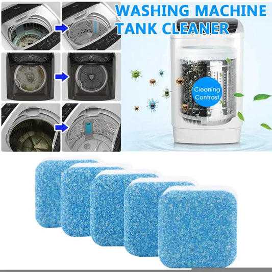 12Pcs Washing Machine Cleaner Laundry Cleaning Soap Detergent Effervescent Tablet Cleaner