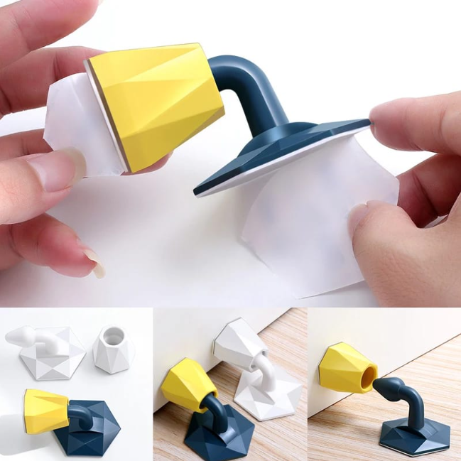 Adhesive Silicone Plastic Silent Door Stopper