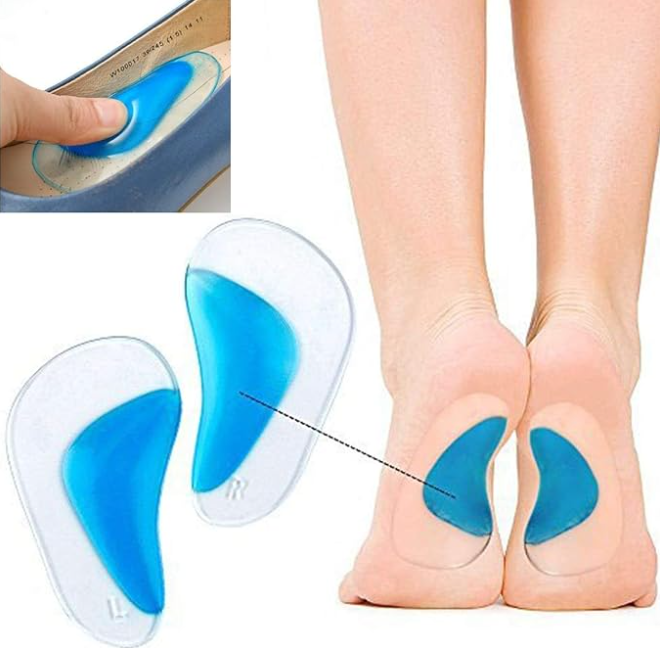 Silicone Gel Non Slip Arch Support feet Massaging