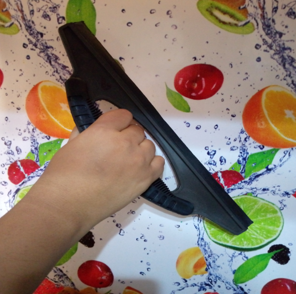 Handy Wiper With Rubber Handle For Kitchen
