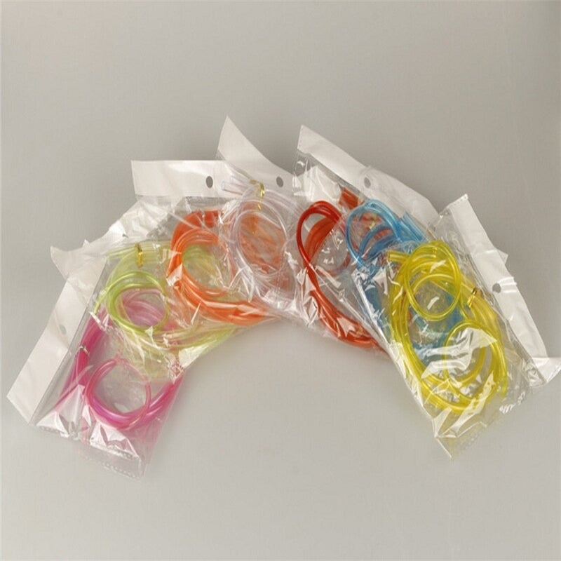 Soft Plastic Straw Flexible Glasses Drinking Straw