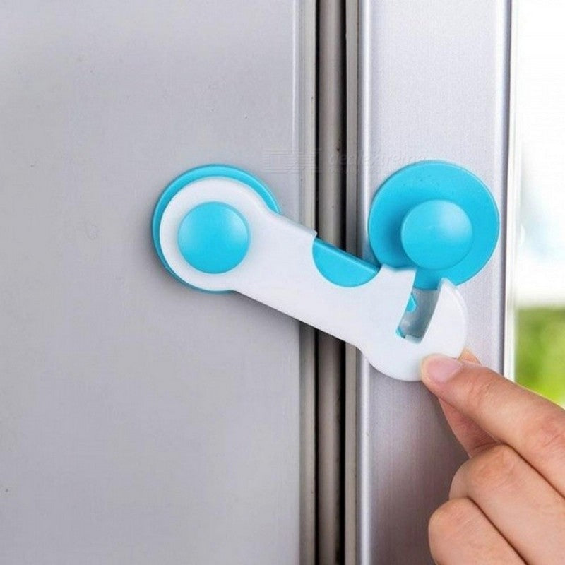 (Pack Of 2) Child Security Kids Box Drawer Cupboard Wardrobe Door Fridge Safety Lock