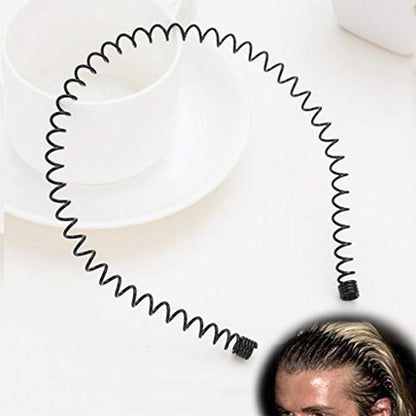2PC Metal Hair Band for Men Womens Headbands