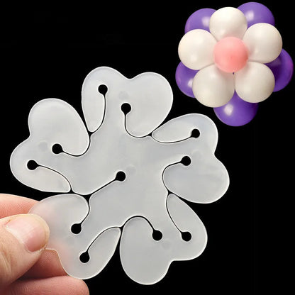 6Pcs Flower Shape Balloon Clip