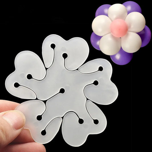 6Pcs Flower Shape Balloon Clip