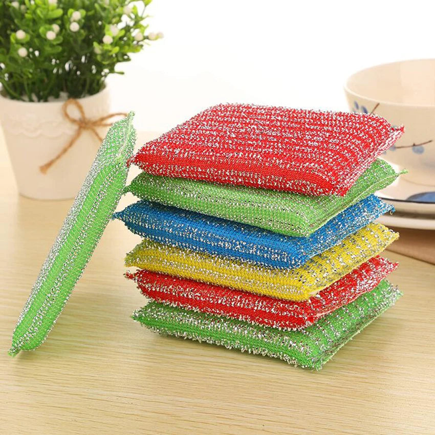 4pcs Double Sided Scouring Pad