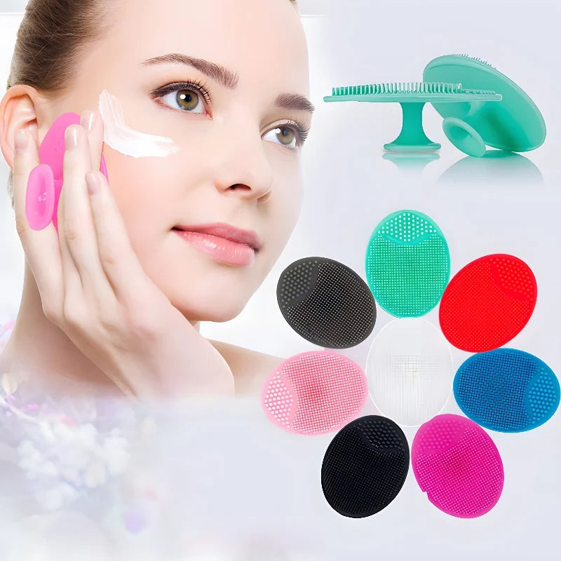 Soft Silicone Face Cleansing Brush Beauty Facial Washing Pad