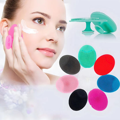 Soft Silicone Face Cleansing Brush Beauty Facial Washing Pad