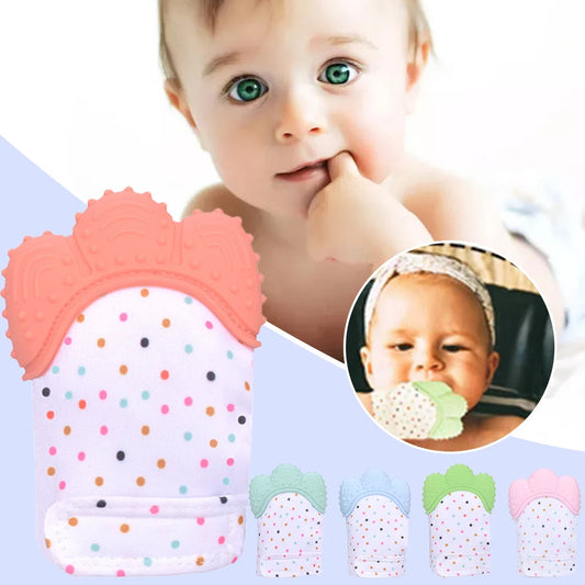 Newborn Baby Silicone Mitts Teething Mitten Glove 1Pc