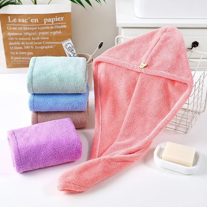 Magic Drying Head Hair Dry Towel Wrap