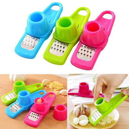Multifunction Mini Garlic Press Grinding Grater