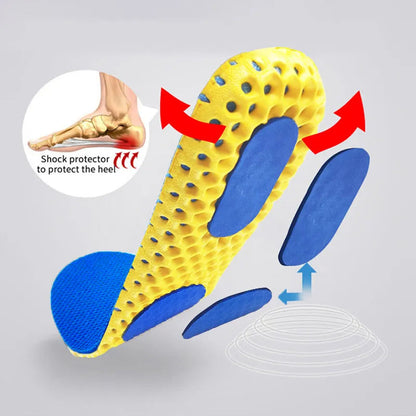 1 Pair - Insoles For Shoes Sole Mesh Deodorant Breathable Cushion