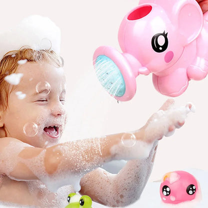 New Baby Cartoon Elephant Shower Baby Bath Cup