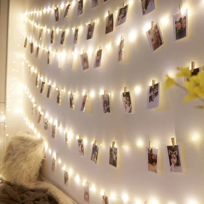 20 Clips LED Photo String Lights