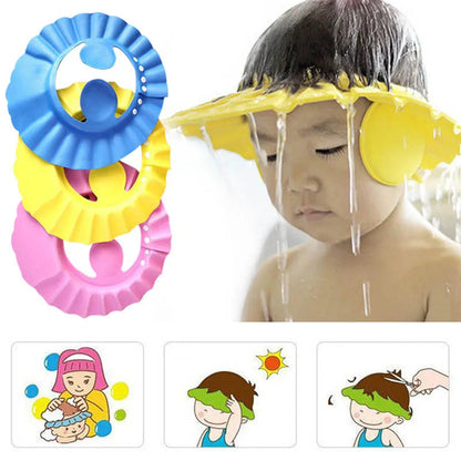 Children's Baby Bath Shower Cap Shampoo Bath Cap