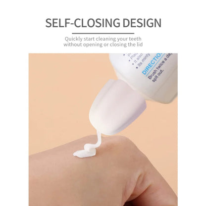 3pcs Toothpaste Chrome Cherry Self Closing Silicone Caps