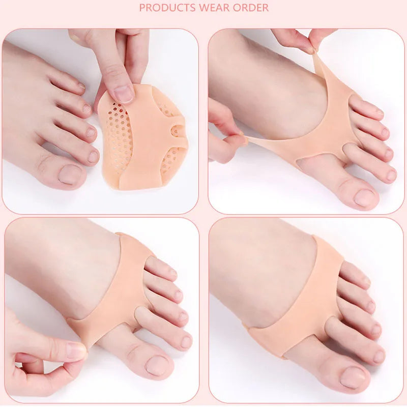 1Pair Silicone Soft Forefoot Pads Women High Heel