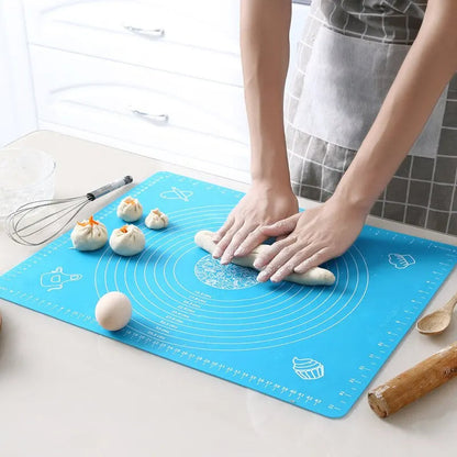 Silicone Kitchen Kneading Dough Mat Cooking Cake Baking Mat