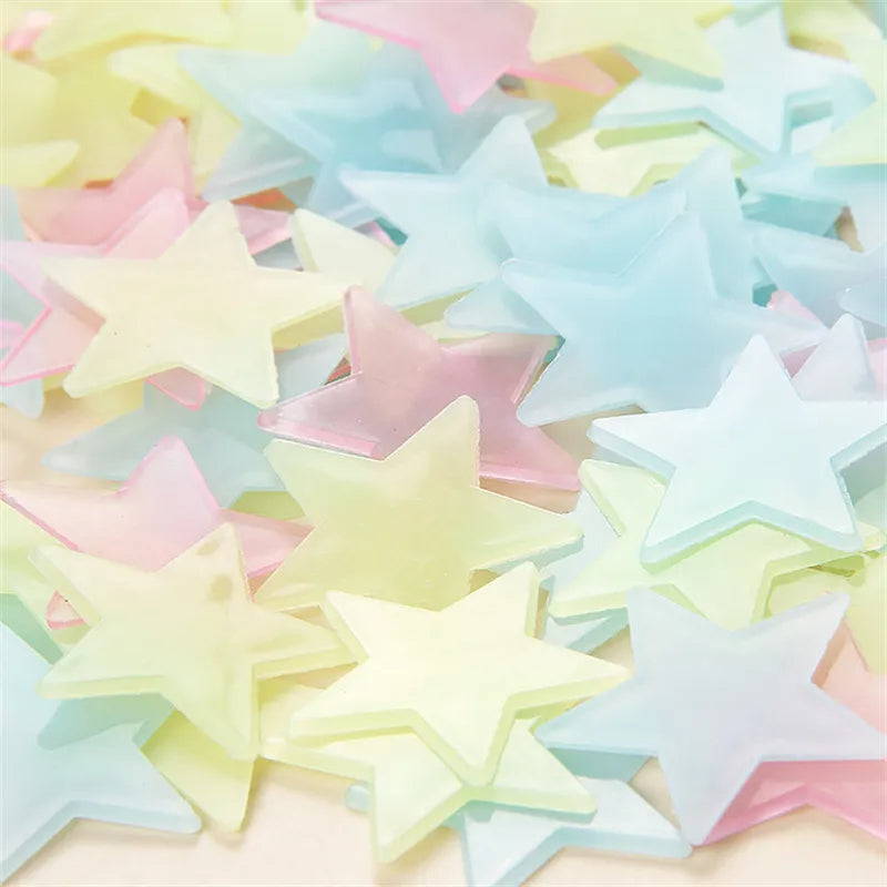 100Pcs Self Adhesive Decorative Stars