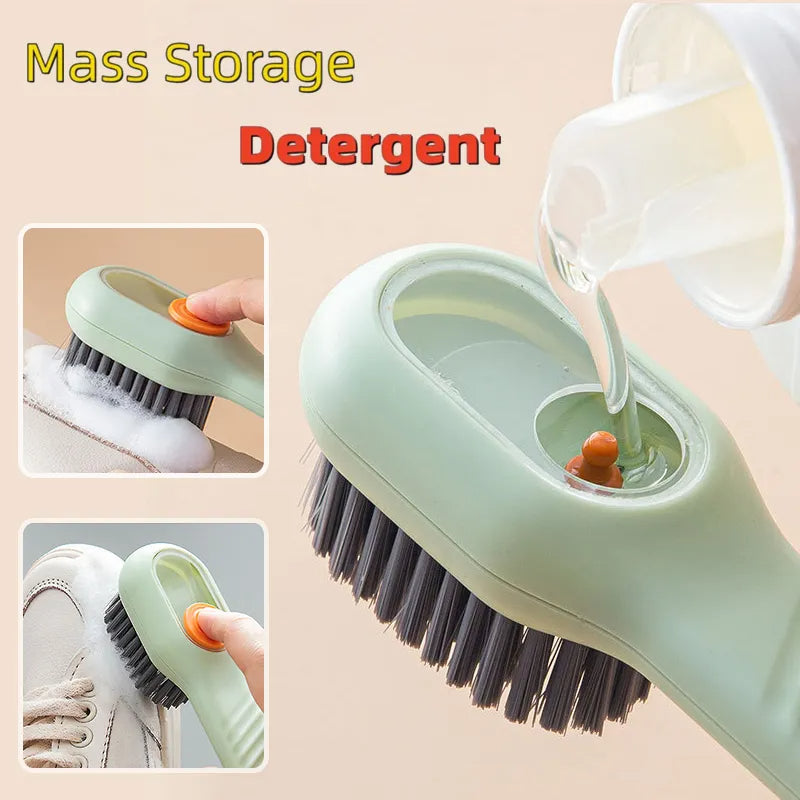 1PC Multifunctional Cleaning Brush with Soap Dispenser