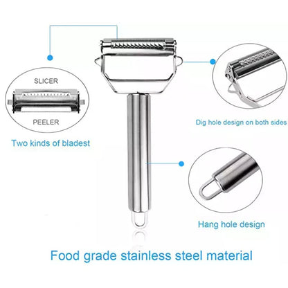 Stainless Steel Julienne Peeler