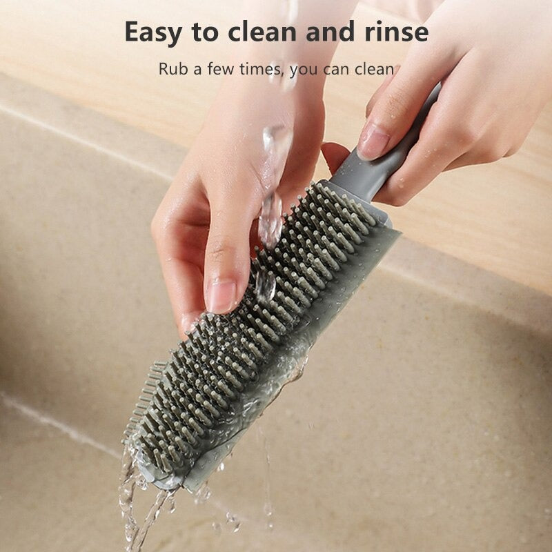 3 In 1 Style Cleaning Brush Silicone Kitchen Bathroom Countertop Window