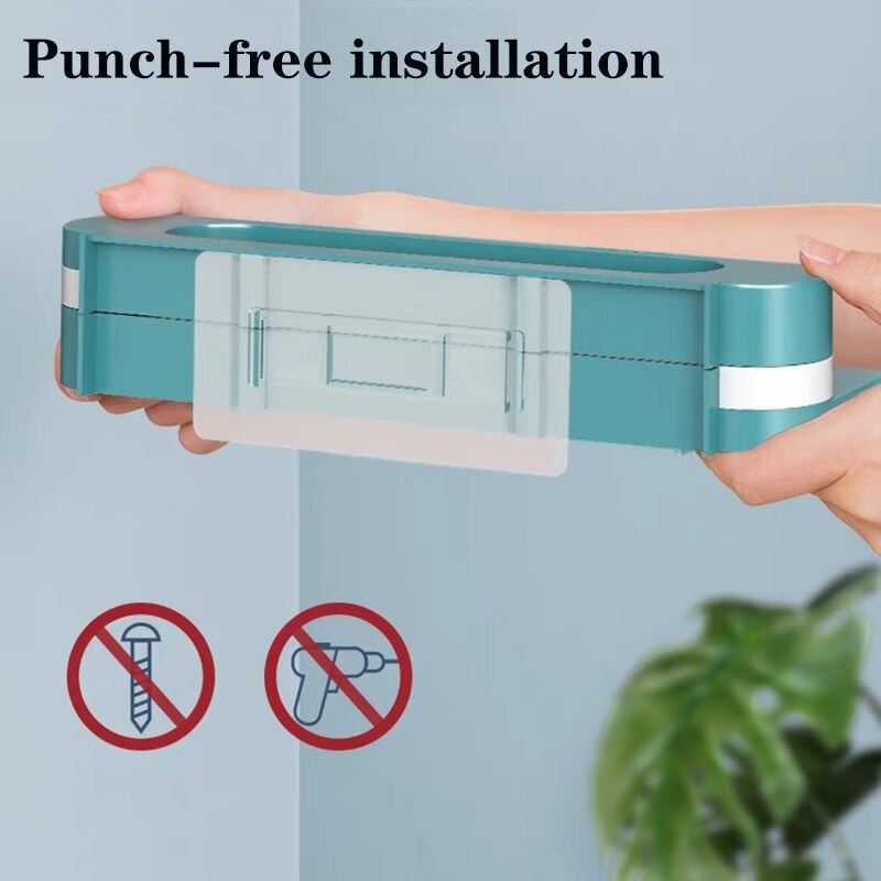 3 in 1 Shoe Rack Towel Rack Foldable Wall Mounted