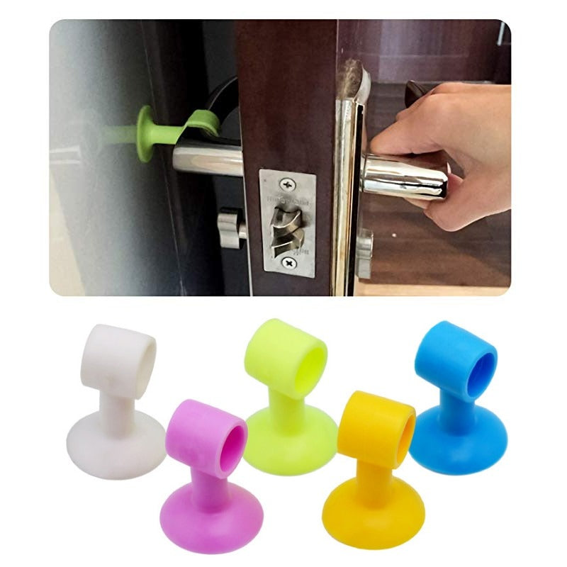 Pack Of 4 - Universal Door Stopper Wall Protector Noise Free