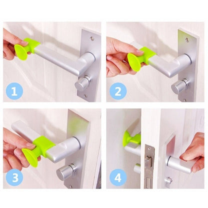 Pack Of 4 - Universal Door Stopper Wall Protector Noise Free