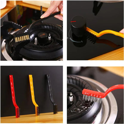 3pcs/set Gas Stove Cleaning Brush