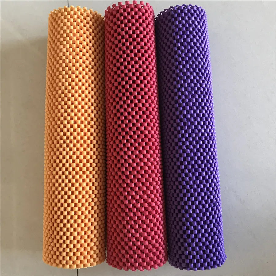 Non-Slip Mat, Grid Pattern PVC Non-Adhesive Grip Liner Shelf 45cmx 100cm