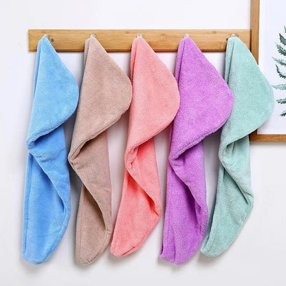 Magic Drying Head Hair Dry Towel Wrap