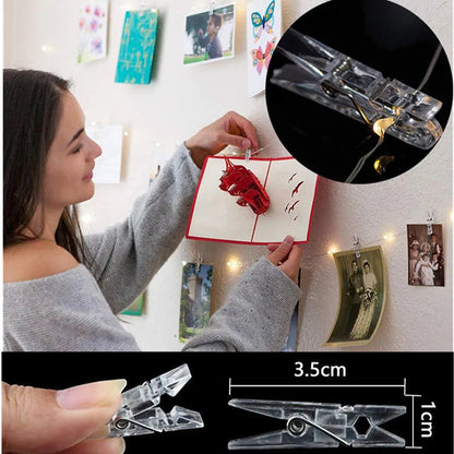 20 Clips LED Photo String Lights