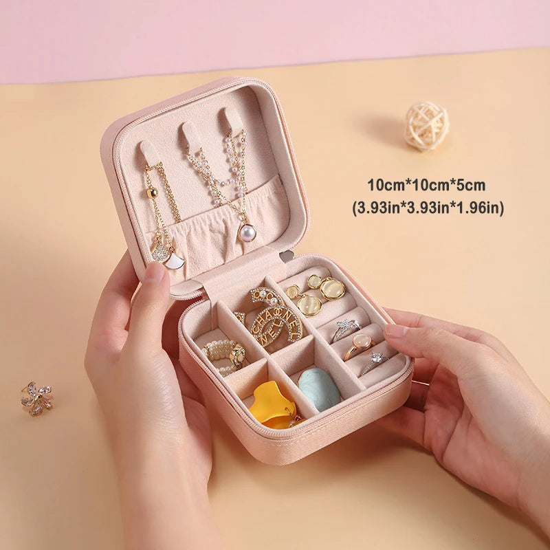 Jewelry Travel Organizer, Portable Small Jewelry Boxes Traveling Essentials for Women