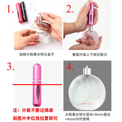 1Pcs 5ml Portable Mini Refillable Perfume Atomizer Bottle