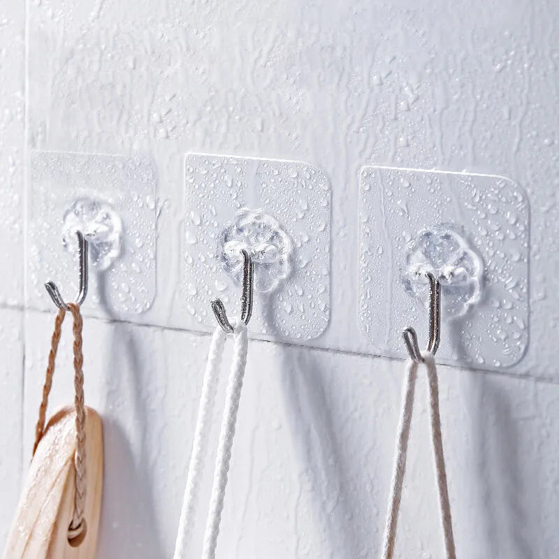 5Pcs Self Adhesive Door Wall Hangers Hooks