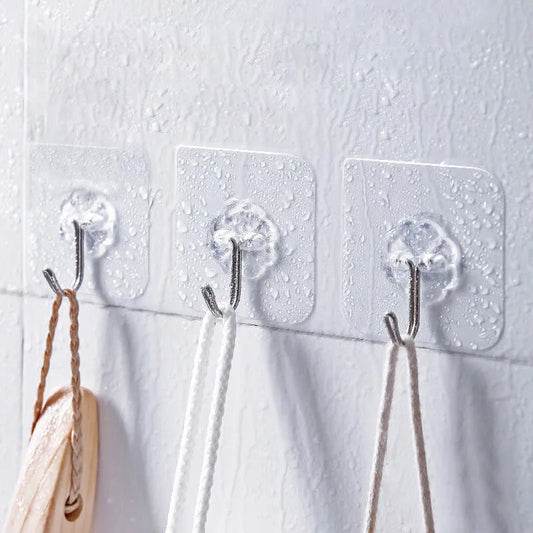 5Pcs Self Adhesive Door Wall Hangers Hooks