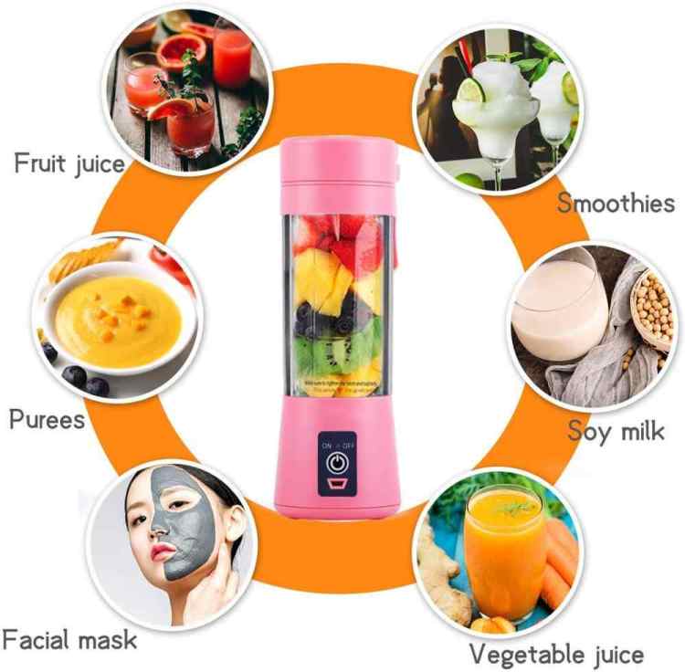 380ml Automatic Rechargeable Fresh Fruit Juice Blender