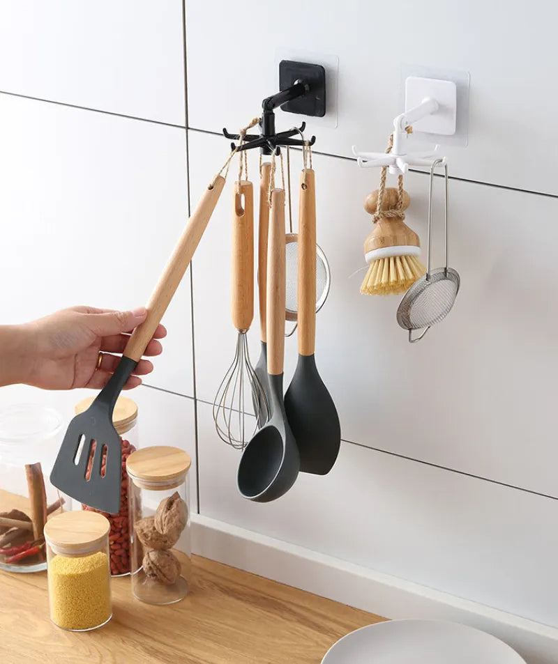 360 Degrees Rotated Kitchen Hooks