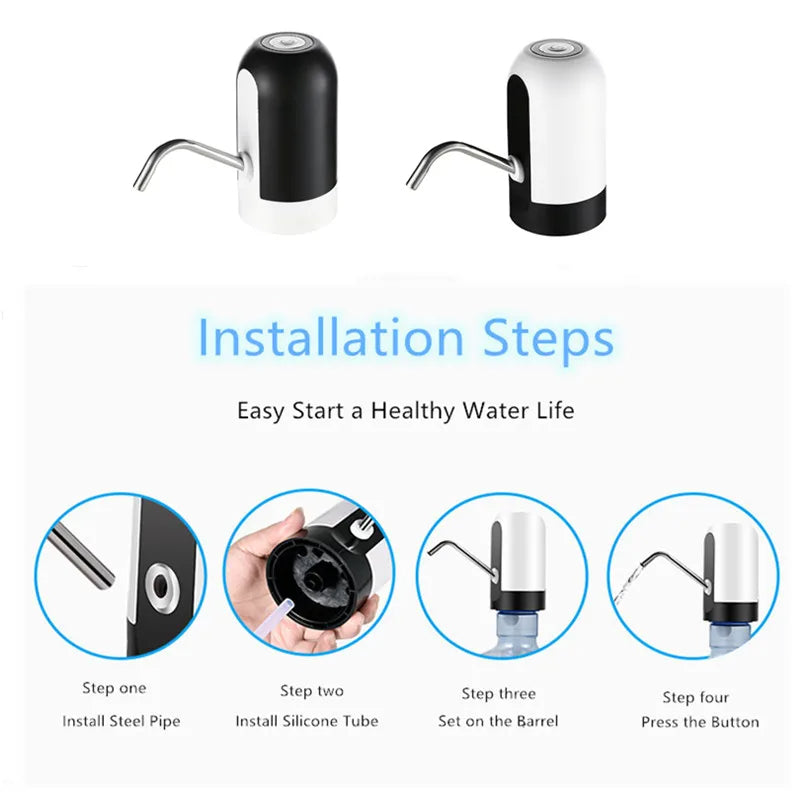 Smart Electric Chargeable Water Pump Dispenser