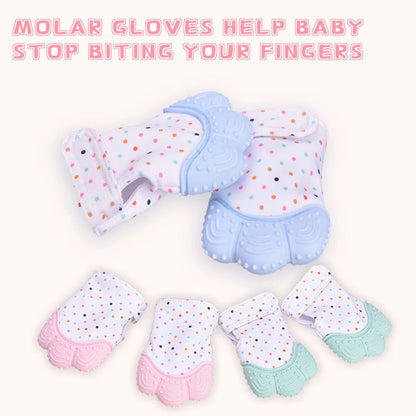 Newborn Baby Silicone Mitts Teething Mitten Glove 1Pc